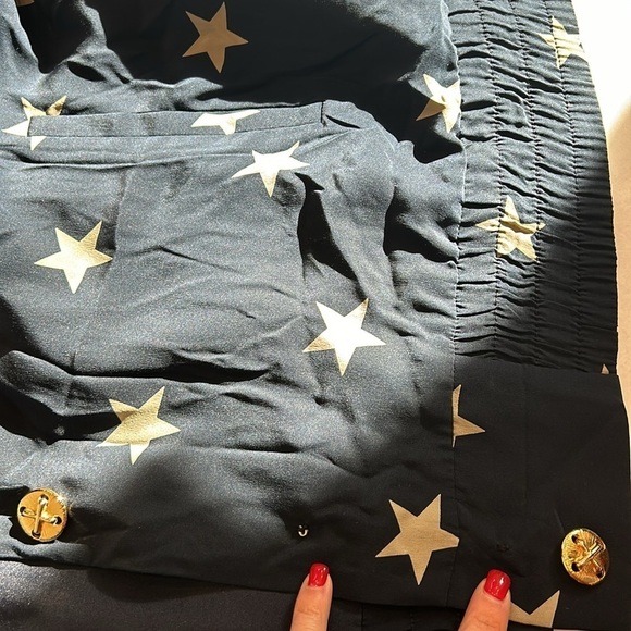 Vintage Saks Fifth Avenue Peter Nygard American Stars Bomber Jacket Size 13 Navy - Picture 5 of 8